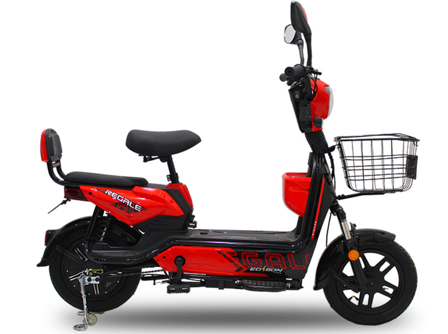 edison regale merah hitam